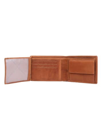 The Chesterfield Brand Timo Geldbörse RFID Schutz Leder 11 cm cognac