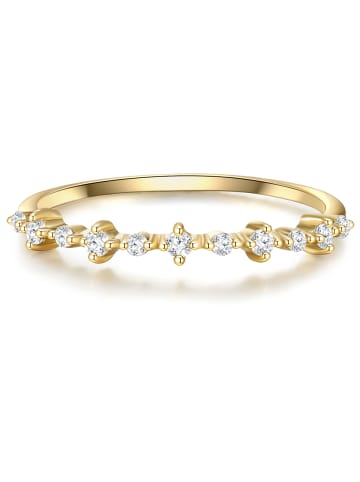Glanzstücke München Ring Sterling Silber Zirkonia in gelbgold