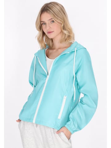 myMO ATHLSR Damen Jacke in Türkis Weiss
