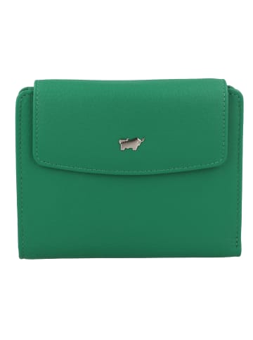 Braun Büffel Joy Geldbörse RFID Schutz Leder 12 cm in fern green