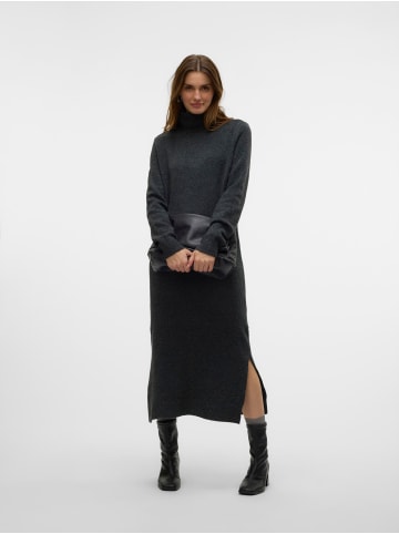 Vero Moda Strickkleid in Dark Grey Melange