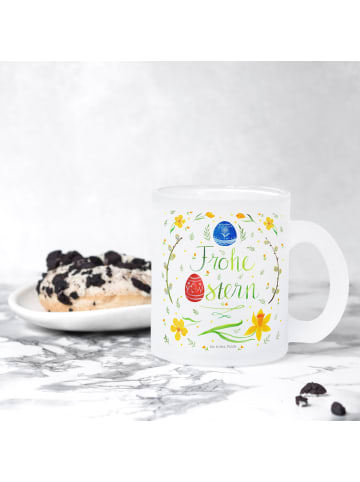 Mr. & Mrs. Panda Glas Ostern Frohe Ostern ohne Spruch in Transparent