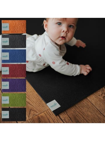 SanoSoft Krabbelmatte - OEKO-TEX® Schwarz