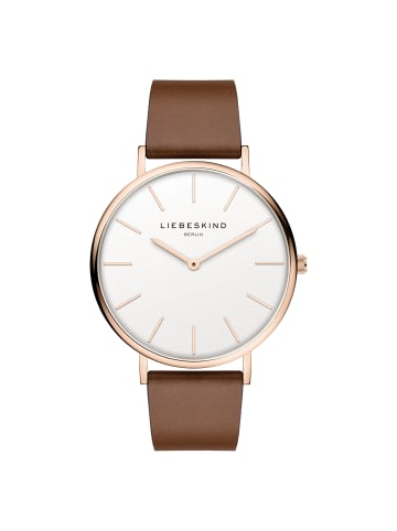 LIEBESKIND BERLIN Armbanduhr The Simple Minimalist in dunkelbraun