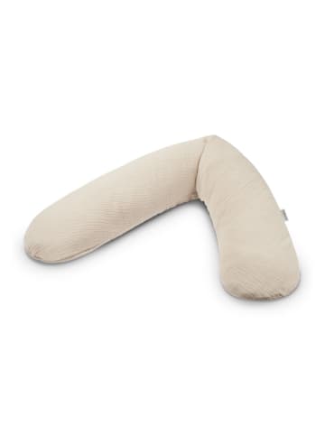 Theraline Bezug für Das Theraline Stillkissen 190x40 cm Sandbeige Musselin