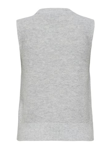 ONLY Weste in Light Grey Melange