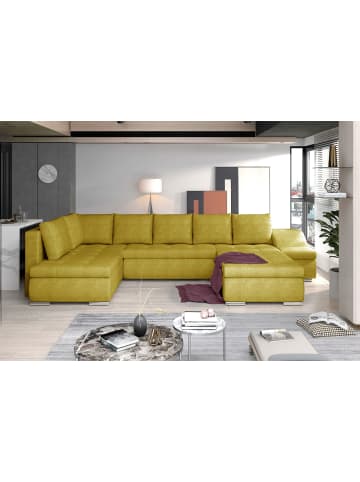 MF Design Gio Recamiere Rechts in Senf -  (L) 190 x (B) 351 x (H) 82 cm