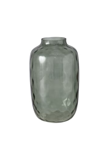 Boltze Vase aus Glas DONAN in Grün, 33 cm