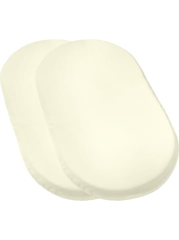 Erwin Müller Single-Jersey Baby-Spannbettlaken 2er-Pack Murnau in natur