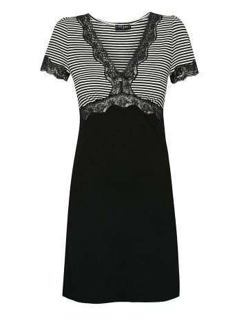 Vive Maria A-Linien-Kleid Ahoi Girl in schwarz/weiß