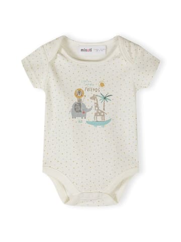 Minoti 5-er Pack Bodys NOSBABYPACK2 in weiß
