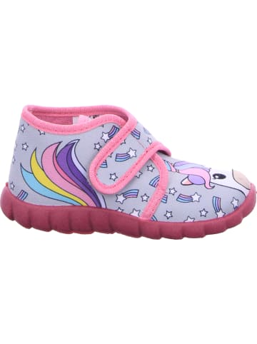 Fischer Markenschuh Hausschuh in grau