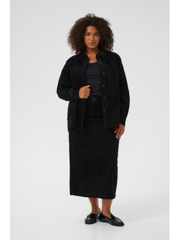 KAFFE curve Langarm - Hemd KCkirstin Loose fit in Black Deep