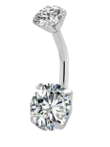 Adeliás Damen Piercing aus Edelstahl in silber