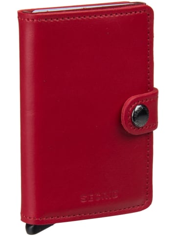 Secrid Geldbörse Miniwallet Original in Red-Red