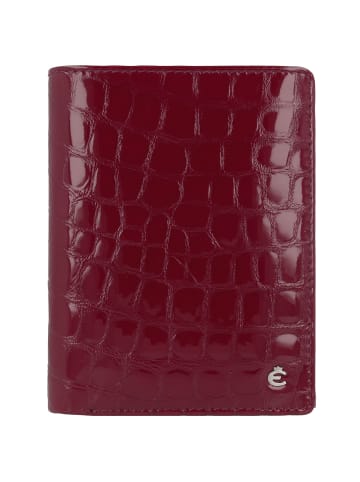 Esquire Nizza Geldbörse RFID Schutz Leder 11 cm in rot