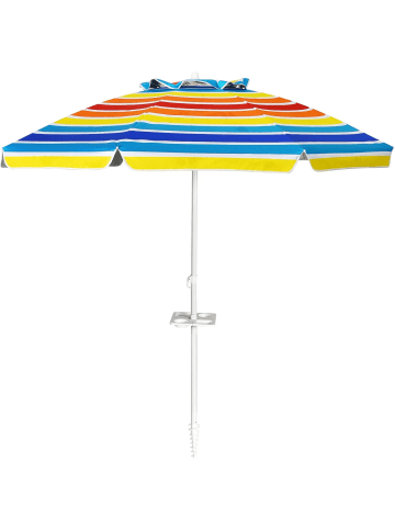 COSTWAY 200cm Strandschirm in Bunt