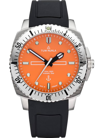 TUW Ruhla Uhr in Orange
