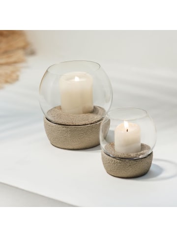 like. by Villeroy & Boch Windlicht Perlemor Home in ø 15 x 16 cm in beige