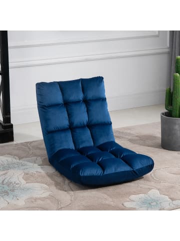 HOMCOM Klappstuhl in Blau 55L x 71B x 53,5H cm