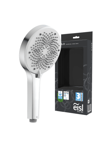 Eisl STILO Handbrause, Chrom/Weiß