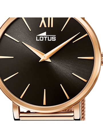 Lotus Analog-Armbanduhr Lotus Smart Casual rosegold mittel (ca. 33mm)
