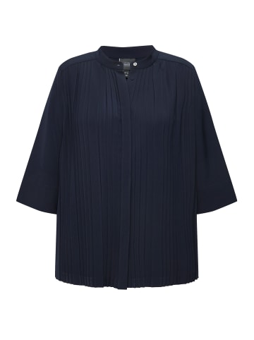 Ulla Popken Bluse in dunkles marine
