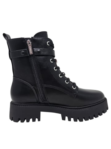 Guess Schnürstiefel Ficki in Schwarz