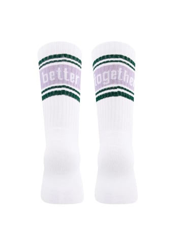 ewers Socken "better together" in weiß