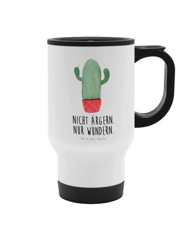 Mr. & Mrs. Panda thermos tasse Kaktus Wut mit Spruch in Weiß