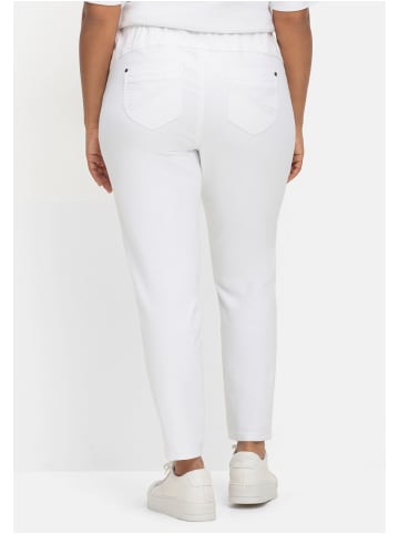 sheego Jeggings in white Denim