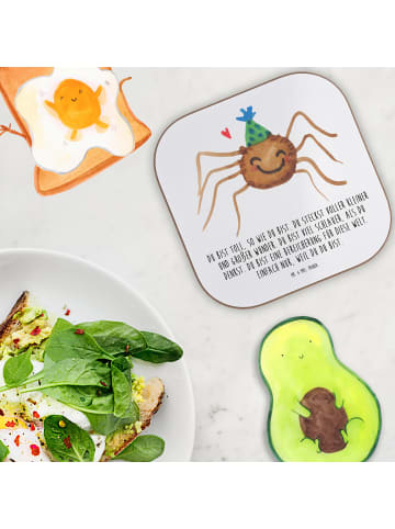 Mr. & Mrs. Panda Untersetzer für Gläser Spinne Agathe Party mit ... in Weiß