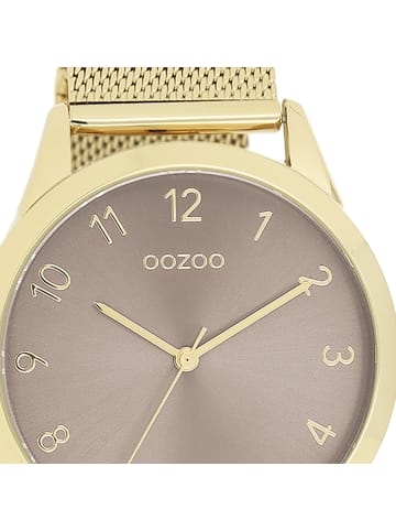 Oozoo Analog-Armbanduhr Oozoo Timepieces gold groß (ca. 40mm)