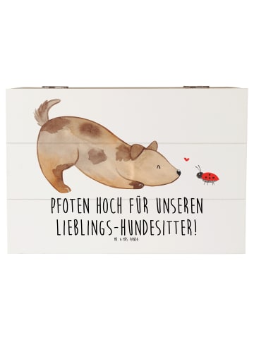 Mr. & Mrs. Panda Dekokiste Lieblings-Hundesitter mit Spruch in Weiß