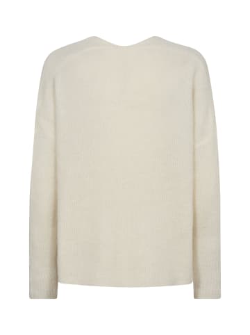Mos Mosh MMThora V-Neck Knit in Ecru