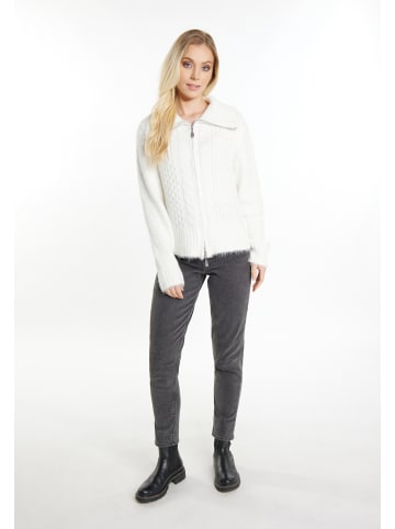 DreiMaster Damen Strickjacke in Weiss