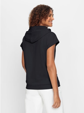 WITT WEIDEN Kapuzen-Shirt in schwarz