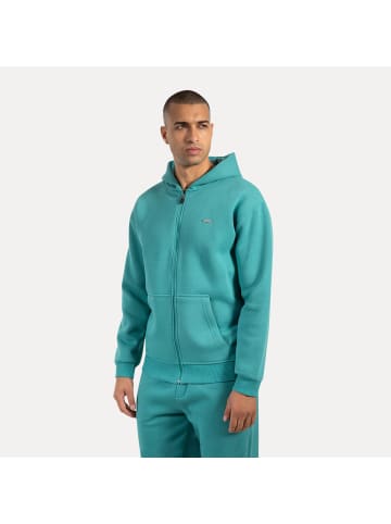 SMILODOX Zip Hoodie Ilyas in Petrol