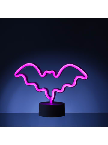 SATISFIRE LED Neonlicht Dekofigur Feldermaus H: 17cm in pink