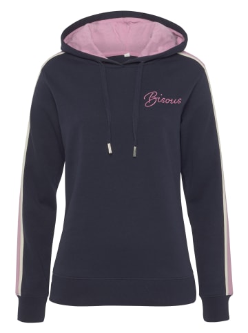 Vivance Hoodie in blau, rosa