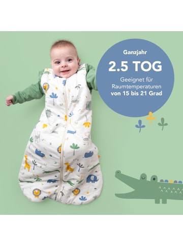 Schlummersack Babyschlafsack, 2.5 TOG in Dunkelgrün