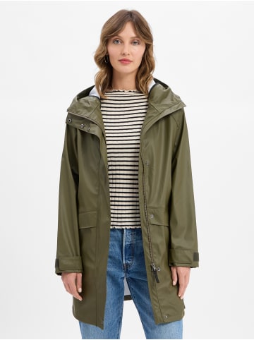 Didriksons Regenparka Elly in oliv