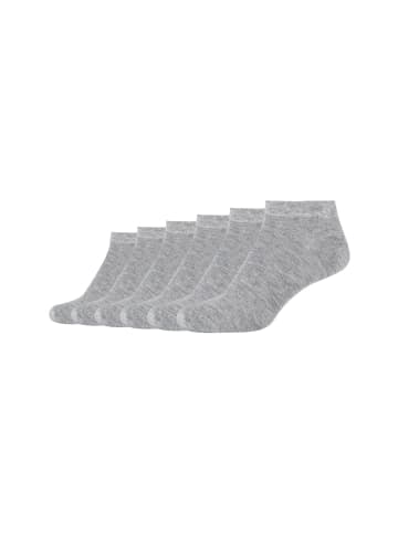 camano Sneakersocken 6er Pack silky touch in hellgrau melange