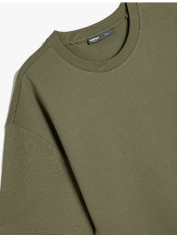 KOTON TSHIRT SS BSC in Khaki