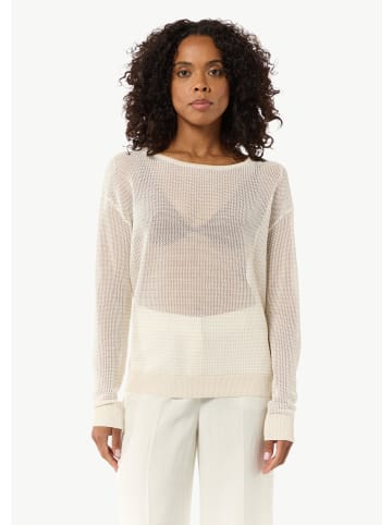 comma Strickpullover langarm in Beige-creme