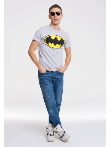Logoshirt T-Shirt BATMAN - LOGO in grau meliert