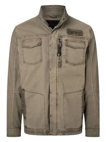 Timezone Vintage Feldjacke mit Reißverschluss und Workwear Style. in Beige