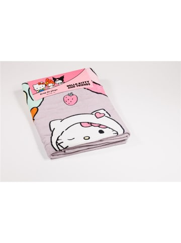 COFI 1453 Hello Kitty & Frienfs Badehandtuch Strandtuch 70x140 cm aus in Mehrfarbig