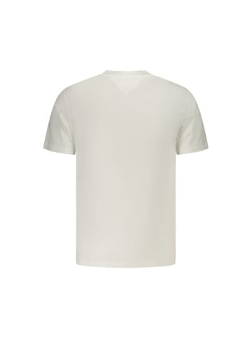 Tommy Hilfiger Weiß Herren T-Shirt aus Baumwolle