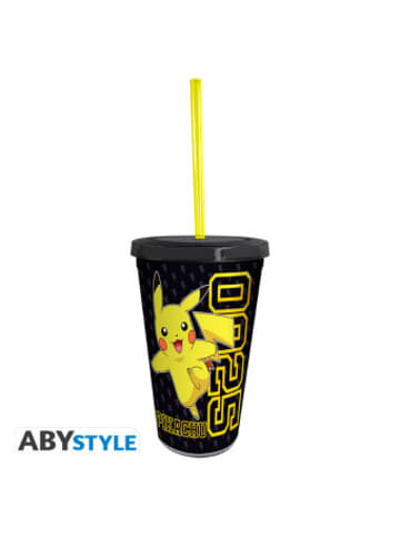 Abysse Deutschland Nonbook - POKEMON - Tumbler with straw - 470ml - Pikachu Collage